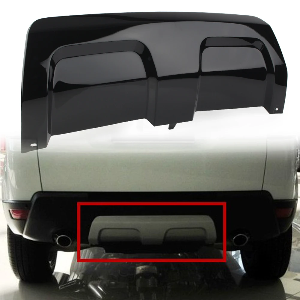 Car Rear Bumper Cover Towing Eye Trim Plate Board For Land Rover Range Rover Sport L494 2014 2015 2016 2017 Gloss Black ABS