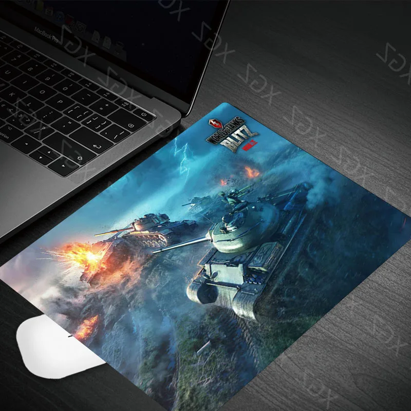 Yzuoan High-quality World of Tanks mouse non-slip pad player playing pad small size rubber game gaming mouse pad Can be washed