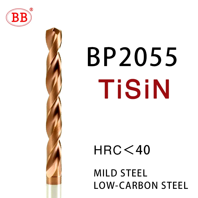 BB CNC-Hartmetallbohrer, 150 mm, 200 mm lang, Länge 3–16 mm Durchmesser, Wolframstahl für Edelstahl, Metall, Aluminium, Kupfer