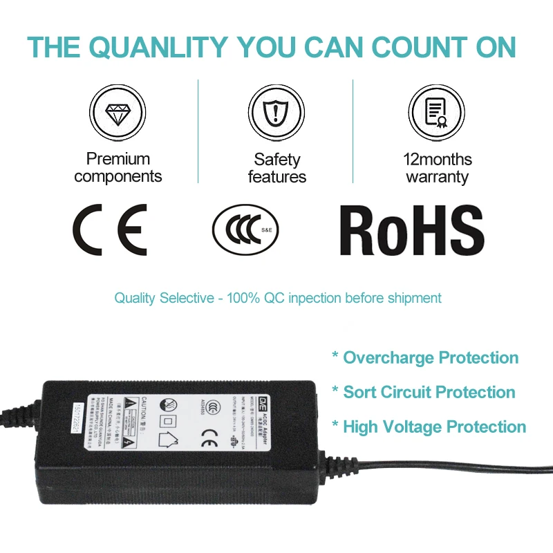 Water Filter Booster Pomp Transformator 4.0A Ingang 100-240V, 50-60Hz, Output 24V