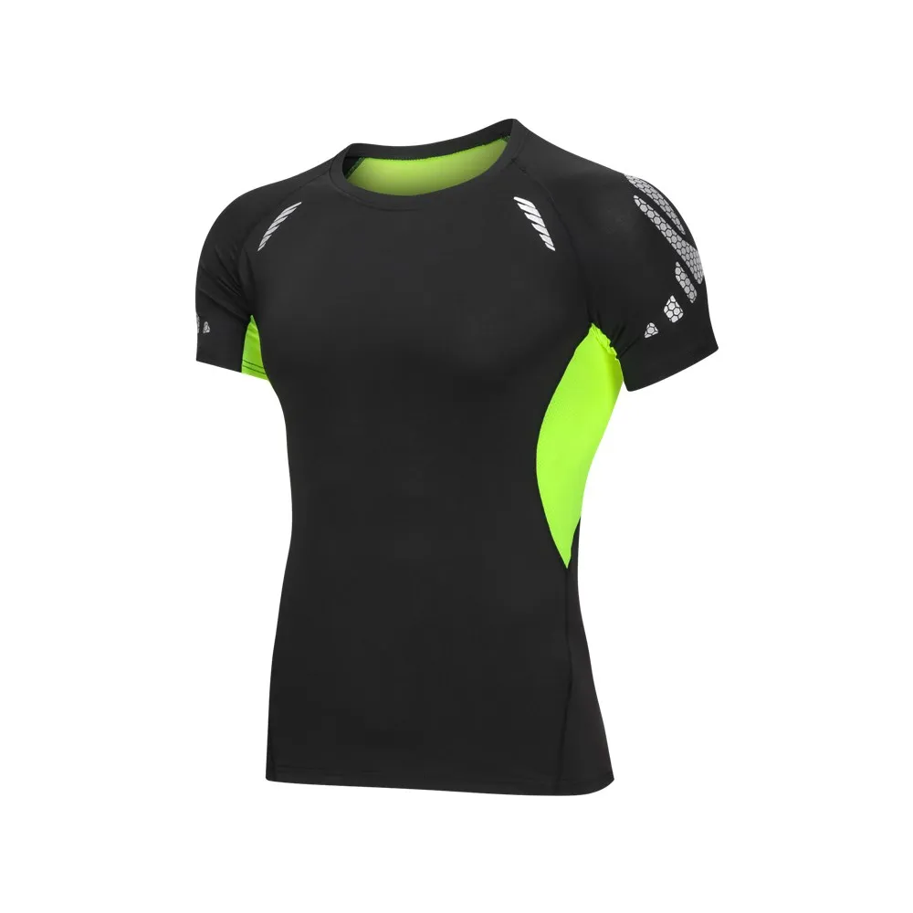Short Sleeve Gym Shirt for Men, Workout Tees, Sport T Shirt, High Quality, Running Shirt, Fitness Sportswear, On Promotion