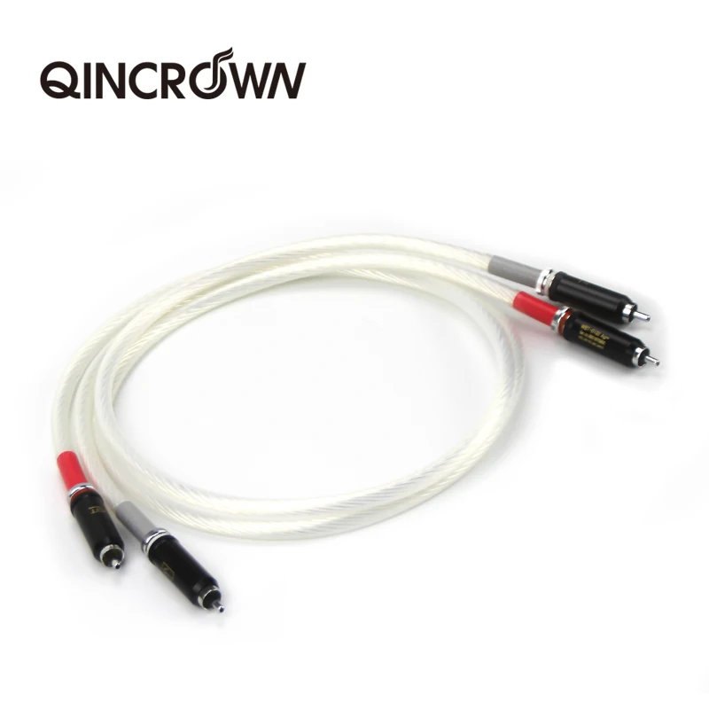 1 pair 2RCA to 2RCA audio cable Used to connect amplifier player to speaker CD player audio signal cable D