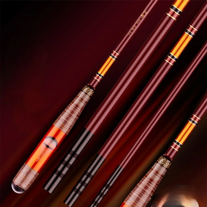 Crucian Carp Rod Hand Rod Ultra Light Super Hard Carbon 28 Tone Short Section Taiwan Fishing Rod Fishing Tackle Outdoor Sports