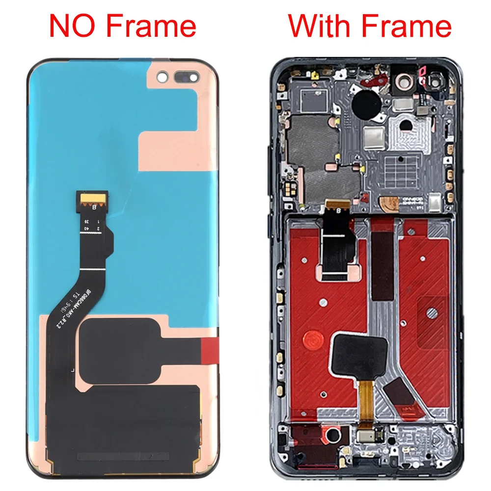 6.58\'\' 100% TFT Display Replacement For Huawei P40 Pro LCD Touch Screen Digitizer Assembly For Huawei P40Pro Display