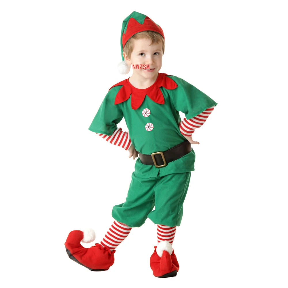 Snailify Weihnachten Outfit Mädchen Urlaub Elf Kostüm Familie Weihnachten Kostüm Eltern Kinder Frauen Weihnachten Kleid