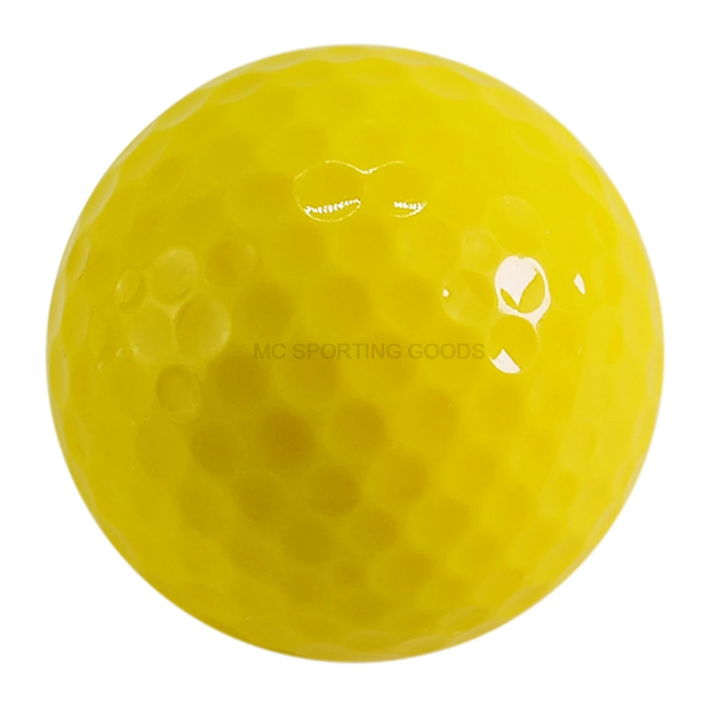 1pc colorful Golf Ball Balls 2 layers practice ball for golfer dropshiping red blue pink green orange yellow 44g/pcs