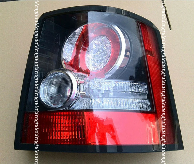 2pcs For Land Rover Range Rover Sport L320 2010-2013 Car Rear Tail Light Brake Lamps LED Tail Light Rear Lamp Black Housing