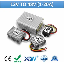 XWST DC DC 12v to 48v Step Up Converter 12vdc to 48vdc Voltage Stabilizer 1A to 20A Output Boost Power Converter