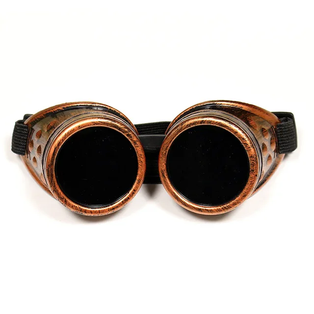 Fashion Retro Steampunk Goggles Glasses Vintage Welding Punk Gothic Sunglasses Cosplay Props Accessories