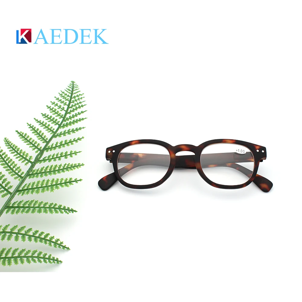 KAEDEK 2025 Trend New Color Reading Glasses Retro Europe Style Quality Men Women Eye Glasses With Flex Lesebrillen