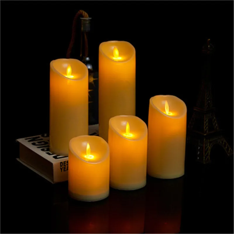 LED Flameless Candle Lights New Year Candles Battery Powered Led Tea Lights Easter Candle with Packaging