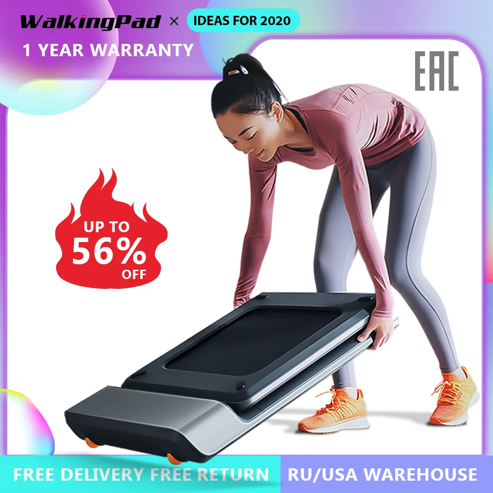 2022 Newest Ecosystem Walking Pad Smart Electric Foldable Jogging Exercise Fitness Equipment for Home