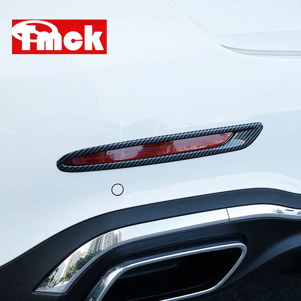 

For Mercedes Benz C Class W206 C200 C220 C260 C300 2022+ ABS Car Accessories Rear Foglight Fog Lamp Trim Cover Decorative Frame