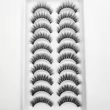 20 Style 10 Pairs Natural 3d Mink Lashes Soft False Eyelashes Cross Messy Dense Eye Lashes Extension Makeup Faux Cils Maquillaje - AliExpress 