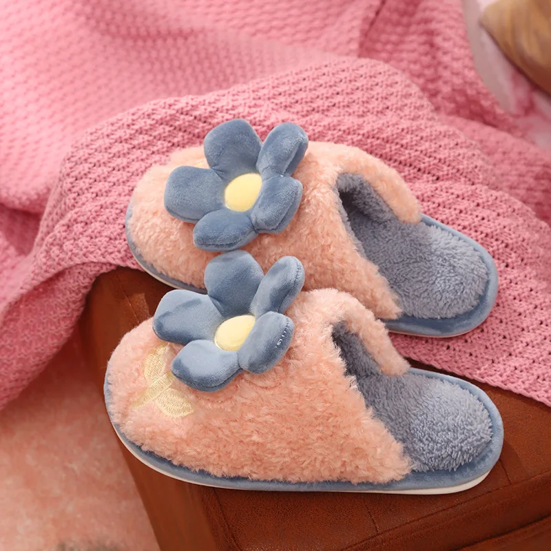 Mannen En Vrouwen Nieuwe Katoenen Schoenen Warm Pluche Katoen Slippers Winter Koppels Thuis Indoor Katoen Slippers