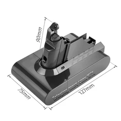 3.5Ah 21.6V Lithium Battery for Dyson V6 DC62 DC58 DC59 SV09 SV07 SV03 Vacuum Cleaner Replacement hight quality Cells 3500mAh