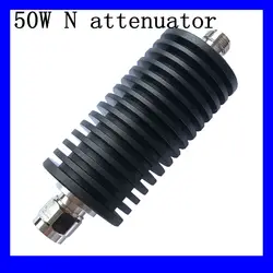 50W N Male Plug to N Female Jack Connector RF Attenuator DC-3Ghz/4Ghz RFcoaxial Power 50ohm 1~60db Brand New and High Quality