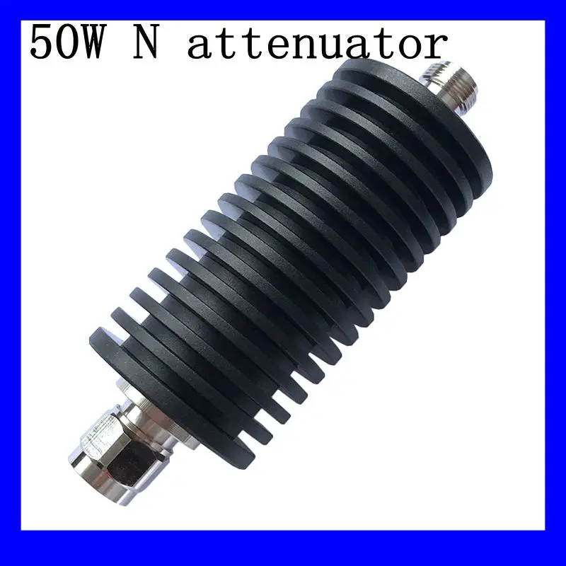 plugue macho n para conector femea n jack atenuador de rf dc3ghz 4ghz poder coaxial rf 50ohm 160db 50ohm alta qualidade novo 01