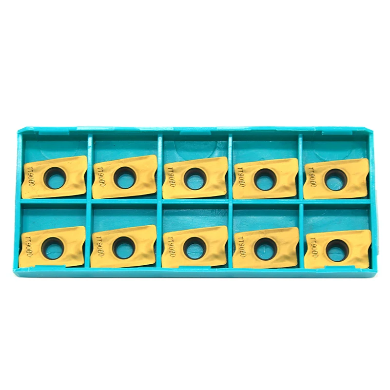 Herramientas de fresado de carburo APKT1705, 10 piezas, TT9080, APKT 1705, CNC