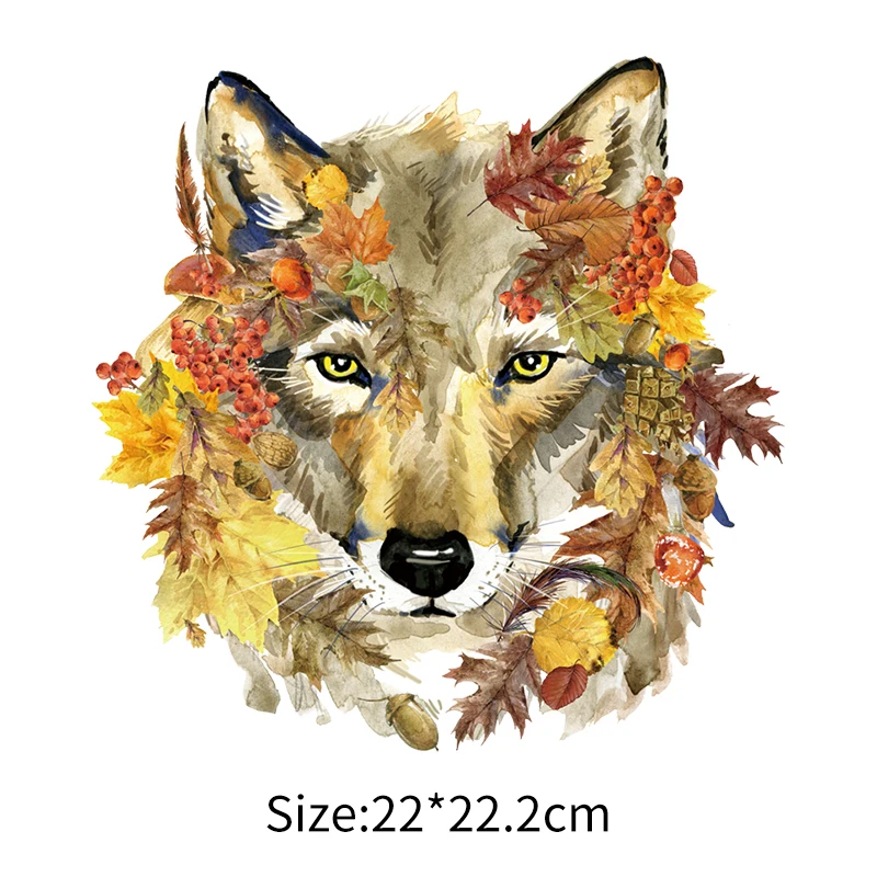 Wolf Thermal Transfer Clothes Heat Transfer Ironing Stickers DIY Environmental Friendly