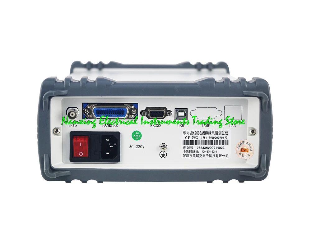 REK RK2683AN Intelligent Digital Insulation Resistance Tester 10kΩ-10TΩ,1000V,standard USB/RS232 interface/data saving/printing