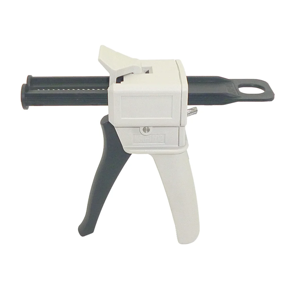 50ml AB Epoxy Glue Gun Manual Applicator Gun 1:2 Glue Adhensive Caulking Gun Tool for 50ml 1:1 1:2 Square Type-Back Type AB Glue