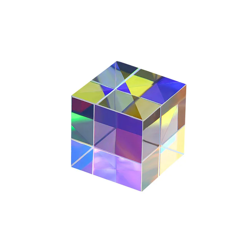 X-cube-Divisor combinado de prisma RGB, decoración de prisma dicroico cruzado, herramientas de enseñanza de física, fotografía, investigación,