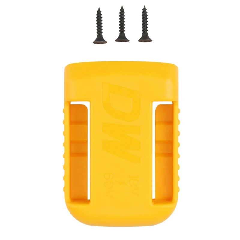 Portabatterie da 14 pacchi per Dock di montaggio Dewalt 20V adatto per 20V 60V MAX giallo (senza batteria)