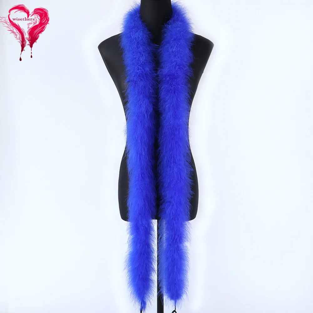 Marabou Feathers Boa Shawl Fluffy Feather Boa Dyed Colorful Wedding Party Decorative Pióropusze 20-22 Gram/1 PCS