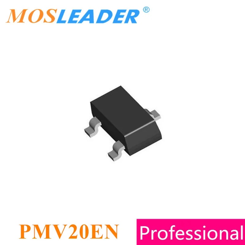 Mosleader PMV20EN SOT23 3000PCS PMV20E PMV20 N-Channel 20V 3A 7.6A Made in China High quality