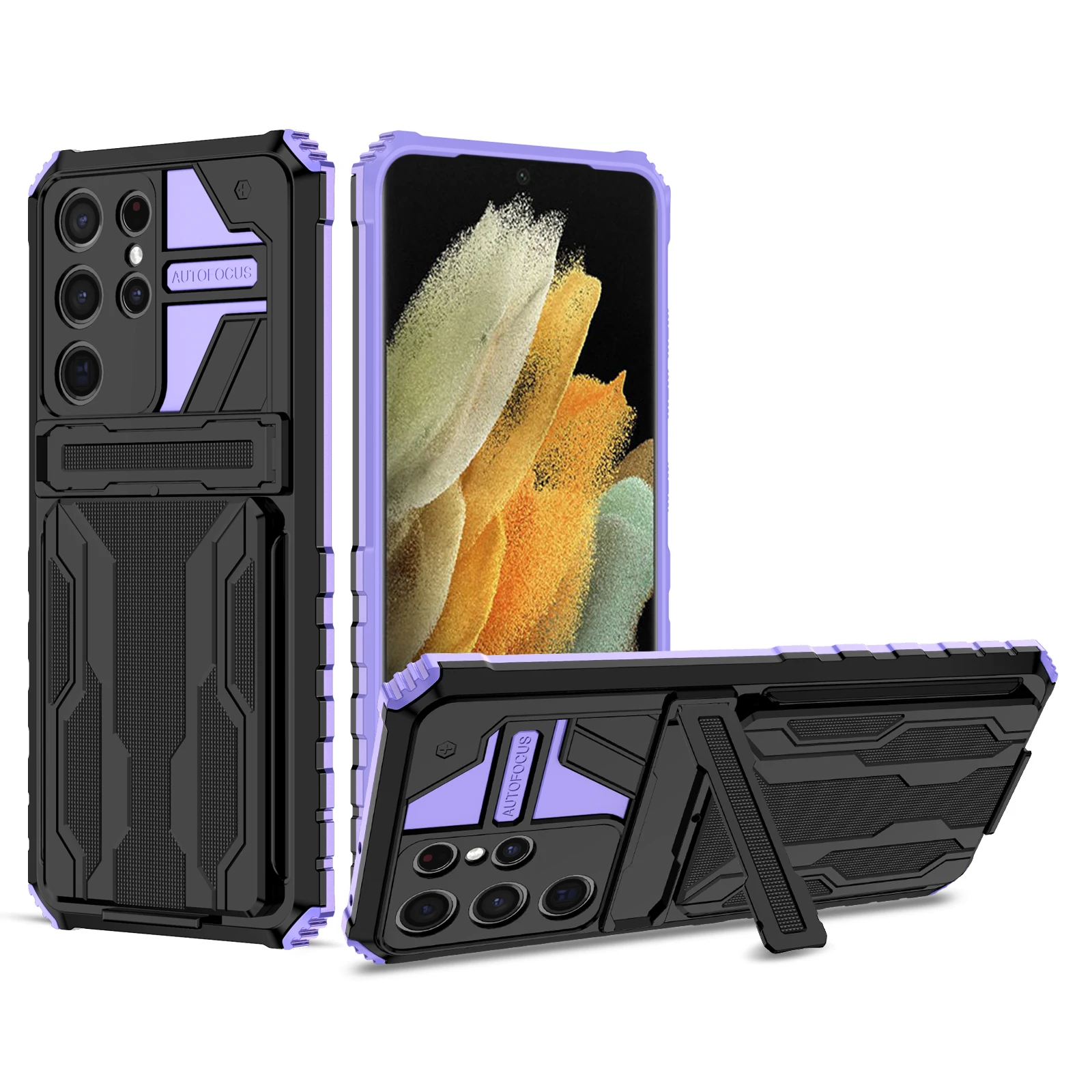 Hülle für Samsung Galaxy S25 Ultra S24 FE Note 20 Ultra A16 A55 A05S Brieftaschen-Karten-Flip-Cover Schützende Hybrid-Stand-Hartschalenhülle – Detail 19