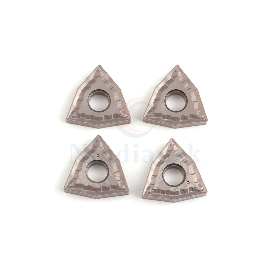 Di alta qualità WNMG080404-MT LF90 WNMG080408- MT LF90 Cermet inserti in Metallo Duro inserti tornio CNC utensili di tornitura, Per La Finitura di Lavorazione