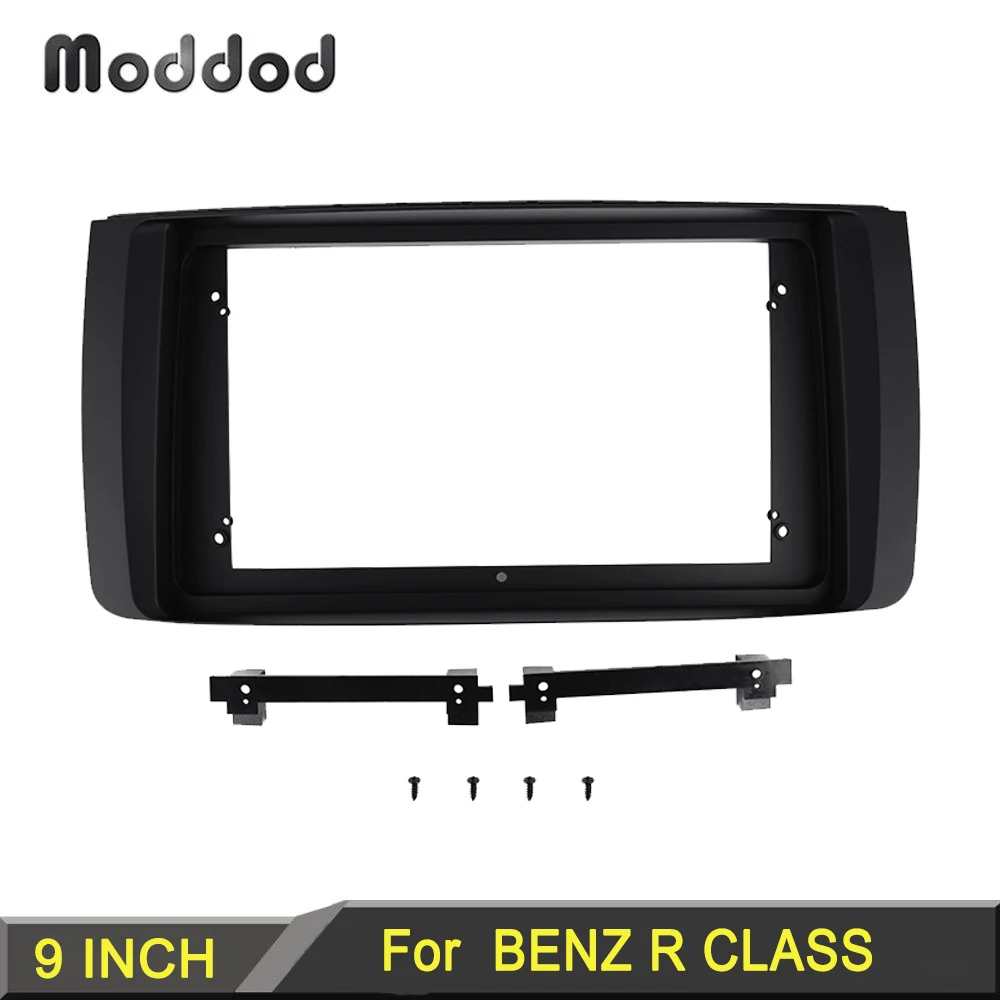 

9 Inch Car Stereo Panel for MERCEDES BENZ R CLASS 2004-2011 Double Din Radio Fascias Dashboard Installation Trim Kit