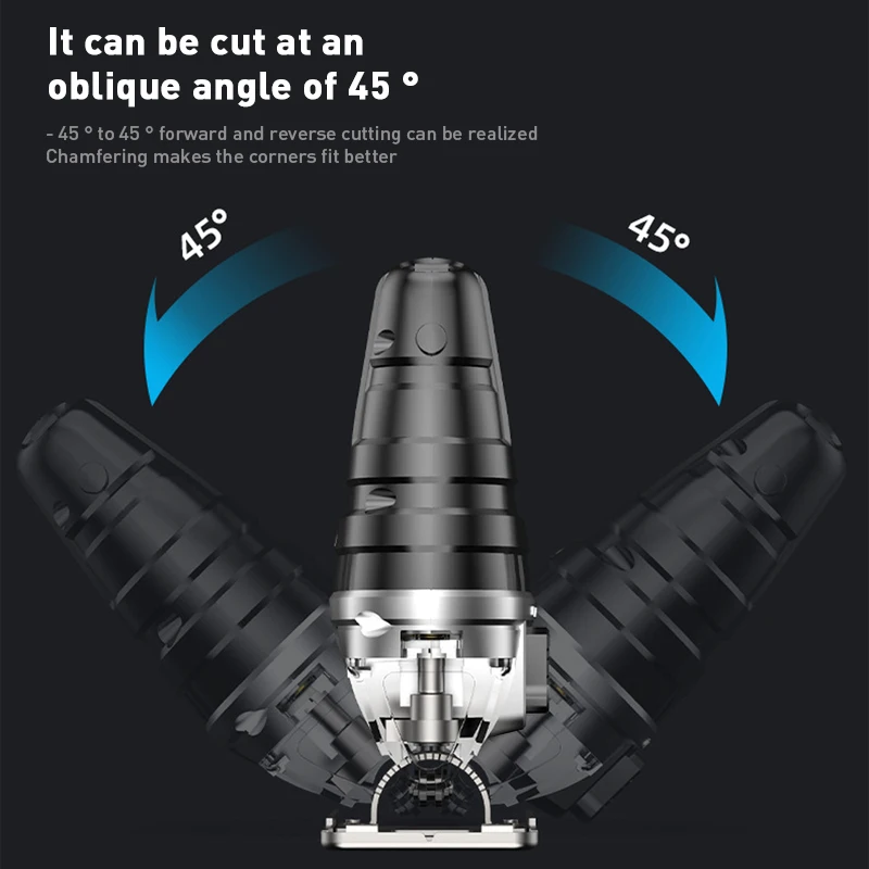 Jig Saw 6 Speed Electric Saw Home Power Tools Miter Saw Machine Laser Assist 4-Speed Knife Lift Multifungsional dengan Saw Blade