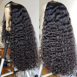 Charisma 13x3 Water Wave Synthetic Lace Front Wig With Baby Hair Long Curly Lace Front Wigs For Women Pre Plucked Hairline Wigs