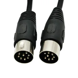 8 Pin Din Male to Male Speaker Audio adapter for Surveillance automotive computers television precision 50cm 150cm 3m  Cable