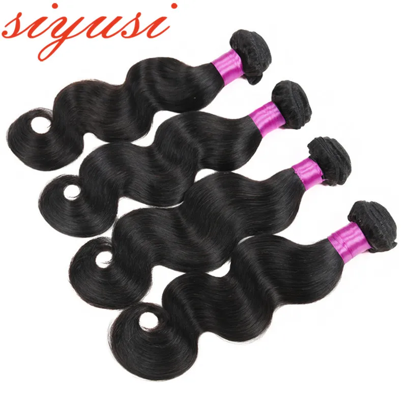 Peruvian body wave Human Hair Bundles Natural Color 8-28 inches 100% Human Hair Weave Bundles Fast Shipping 1/3/4Pcs