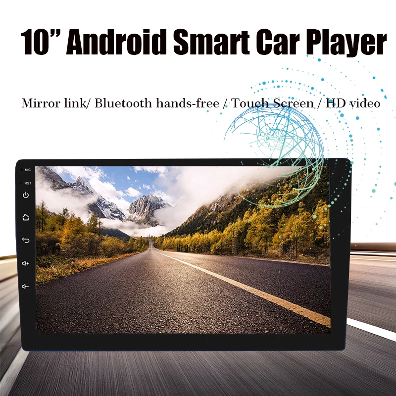 

Car Radio 10'' 2 din Android 8.1 Multimedia Player GPS Navigation Universal WIFI Bluetooth MP5 Player for Kia Hyundai Toyata