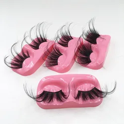 1Pair 100% Mink 3D False Eyelashes 70mm Super Long Dramatic Full Strip Lashes