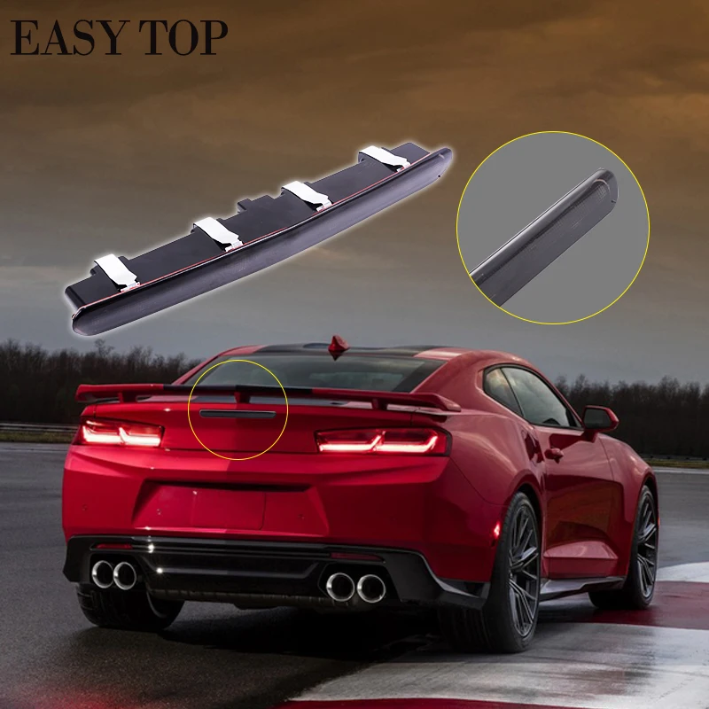 

Third Rear Stop Lmap Smoke LED Brake Light For Camaro 2016+