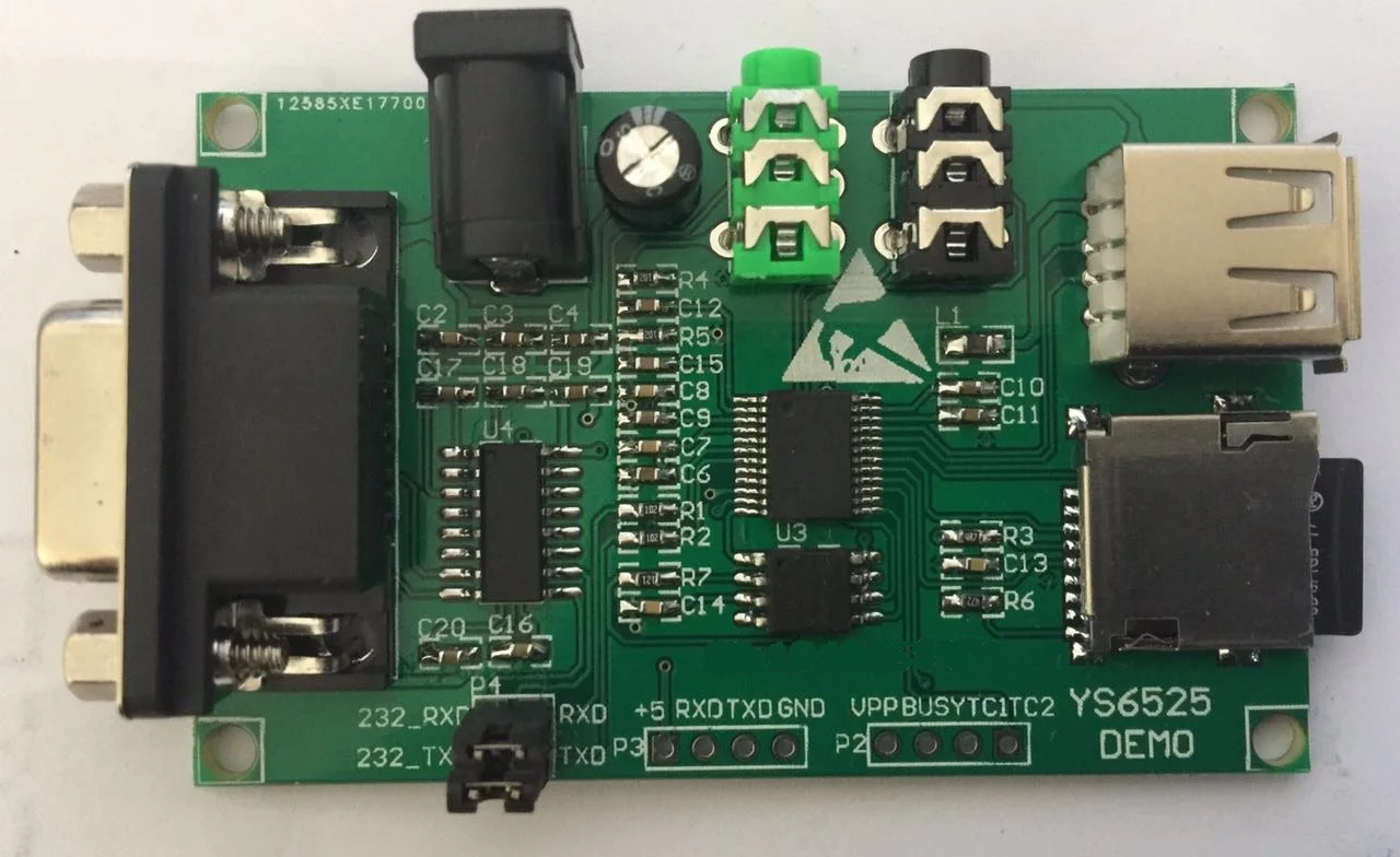 Serial Control Audio Decoder Board YS6525 Audio Decoder Board MP3 WAV Decoder