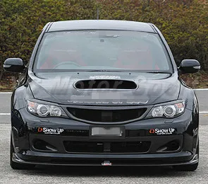 Car Accessories Carbon Fiber CS Bottom Line Type-1 Style Front Lip Fit For 2008-2010 Impreza GRB STI Front Lip Splitter