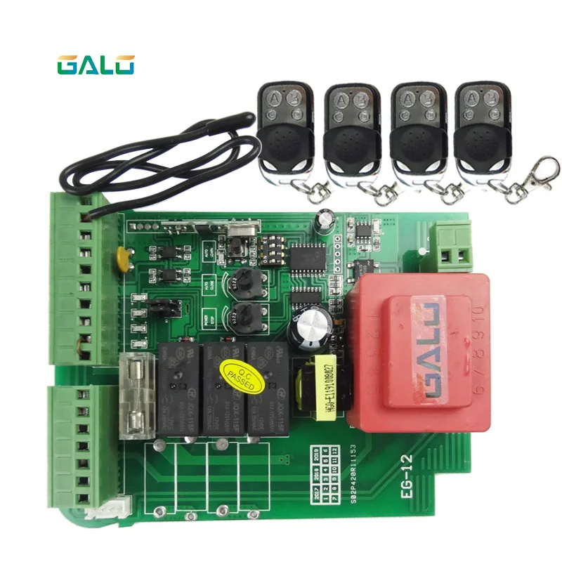 Sliding gate opener motor control unit PCB controller circuit board electronic card for KMP series