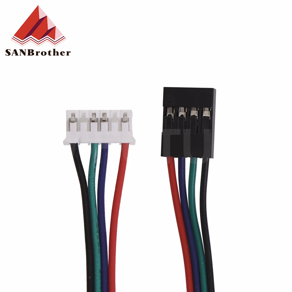 50cm/100cm/150cm Stepper Motor cables/wire XH2.54 4pin DuPont connector extension to 6pin White Terminal line 3D Printer Parts