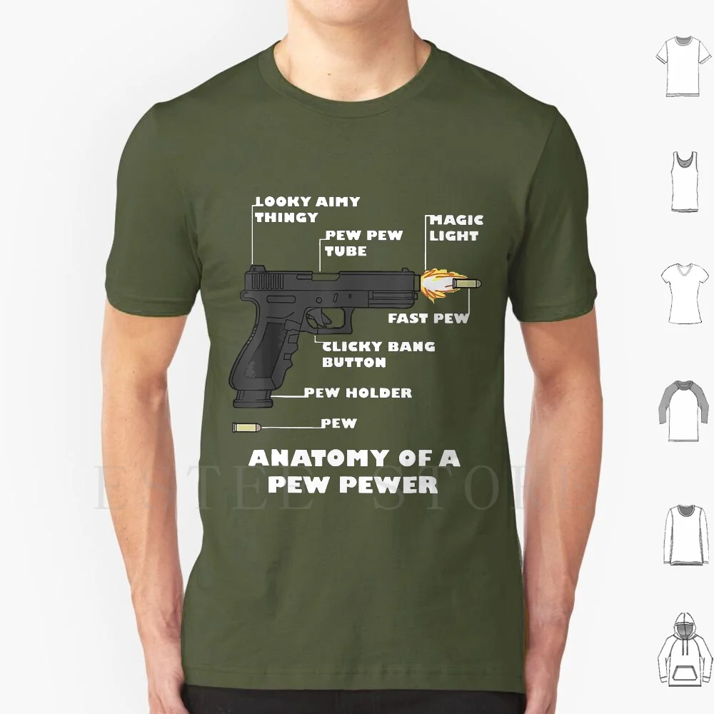 Anatomy Of A Pewer T Shirt Cotton Men DIY Print Anatomy Of A Gun Rights Second Amendment Pro Gun 2nd Amendment Funny
