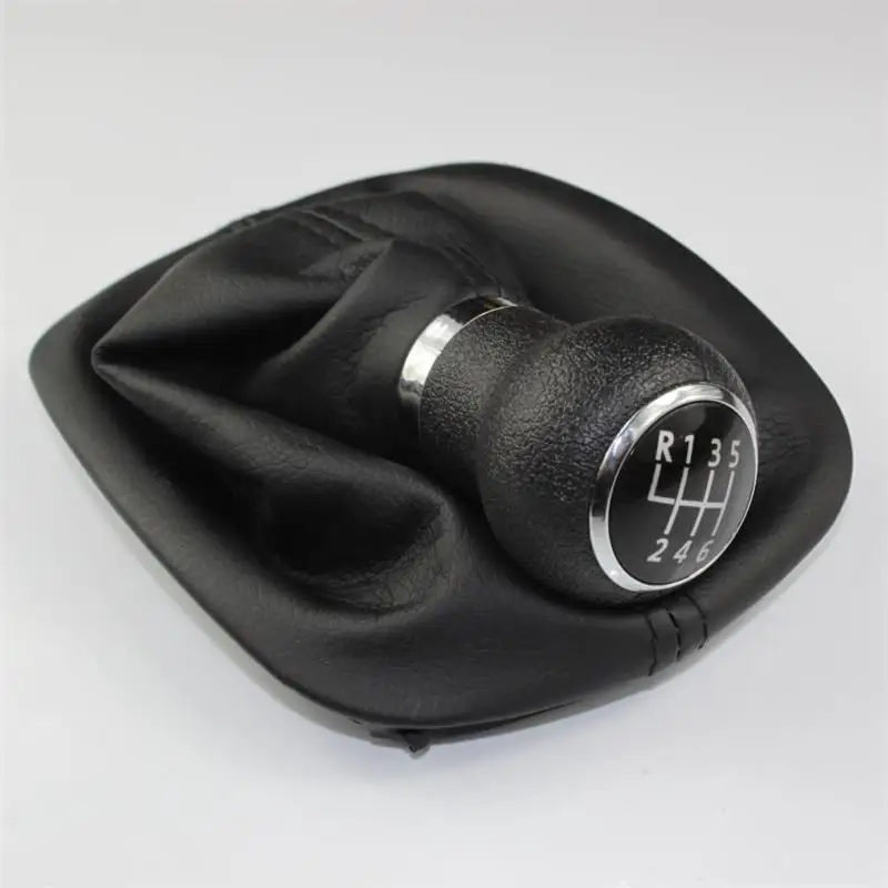 For VW Passat B5 b5.5 1997 1998 1999 2000 2001 2002 2003 2004 2005 Car-Styling 6 Speed Gear Shift Knob With PU Leather Boot