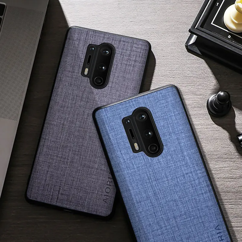 Case For OnePlus 8 9 8T Pro Premium Cloth Texture TPU Four-Corner Explosion-proof Protective Back Cover For oneplus 8 9 8T case