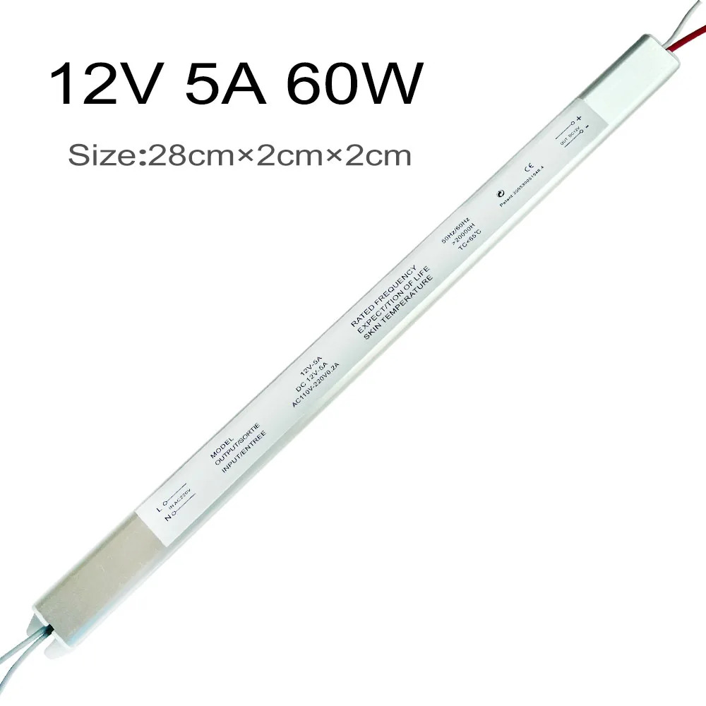 LED Driver 12V 1.5A 2A 3A 4A 5A Switching Power Supply Lighting Transformer 18W 24W 36W 48W 60W LED Strip Light Box