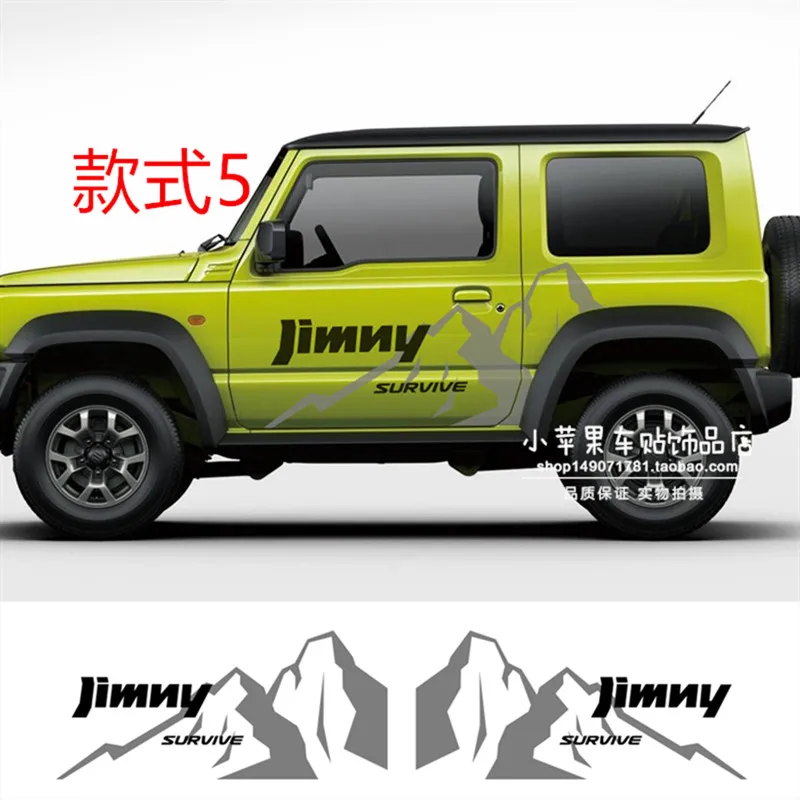 

Для Suzuki Jimny 2020 автомобильные наклейки украшения кузова внедорожные модифицированные принадлежности jimny наклейки