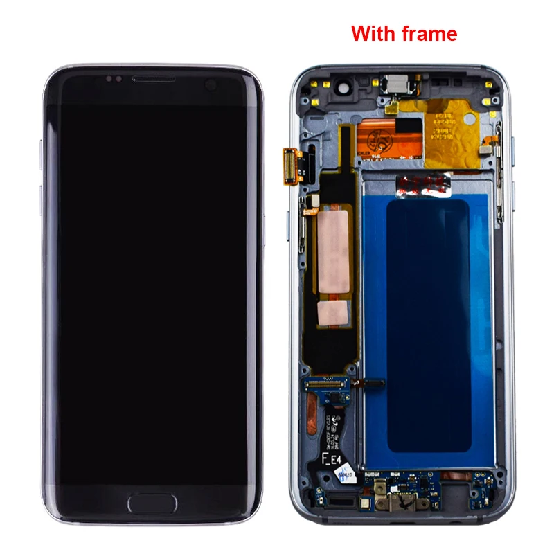 AMOLED For Samsung Galaxy s7 edge G935 G935F LCD Screen Touch Digitizer Sensor Assembly For Samsung Galaxy G935 LCD Replacement